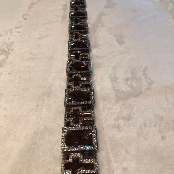 Nocona hair on hide rhinestone belt main image 12